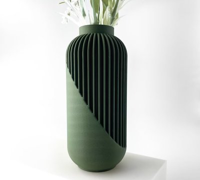 Домашня суха ваза - сучасний домашній декор для сухоцвітів, виготовлений на 3D-принтері 3Dvase02 фото