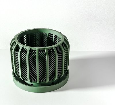 Горщик для орхідеї з дренажною системою для внутрішнього використання, унікальна ваза з використанням 3D-друку 3DORHID15 фото