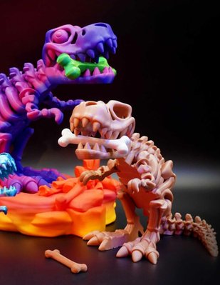 Скелет динозавра 3D іграшка 3Dtoy03 фото